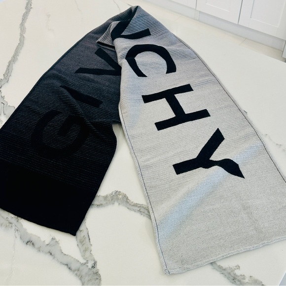 Givenchy Degrade Ombre Logo Scarf - Picture 2 of 5
